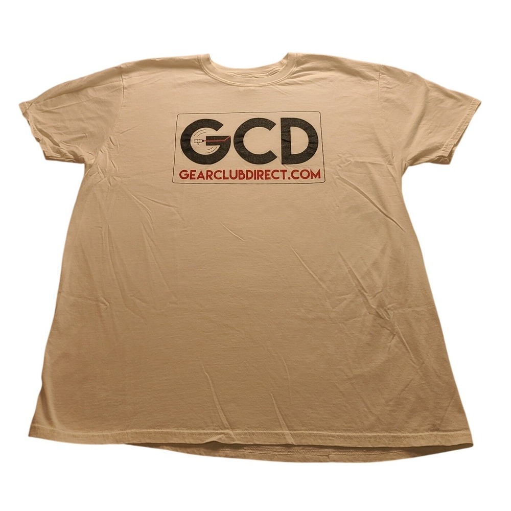 Gildan Softstyle GearClubDirect GCD Graphic Men's T-Shirt White XL Ring Cotton